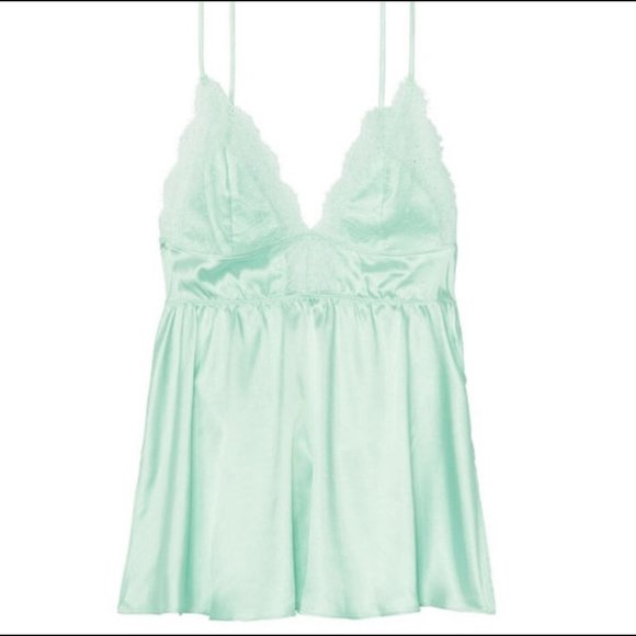 VERY SEXY Chantilly Lace Satin Babydoll Slip - Picture 1 of 10